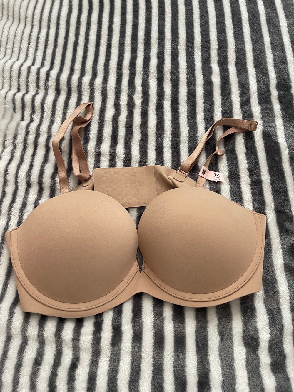 Victoria’s Secret Nude Strapless Convertible Bra - 38B